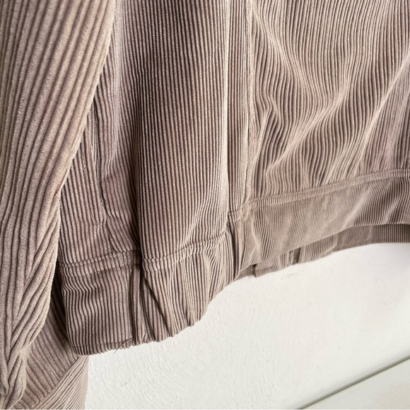 ALFRED DUNNER Vintage Corduroy Zip Shacket Jacket Pockets Neutral Minimalist 14 - Picture 2 of 14